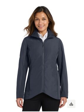 Port Authority women’s Collective Insulated Jacket Size XL Gray Lightweight Zip